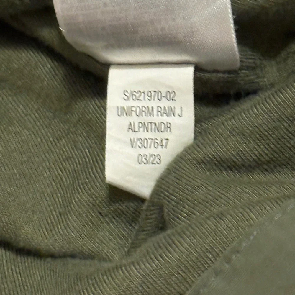 Old Navy Boys XL 14-16 Green Water-Resistant Hooded Zip Up Jacket Utility Pocket